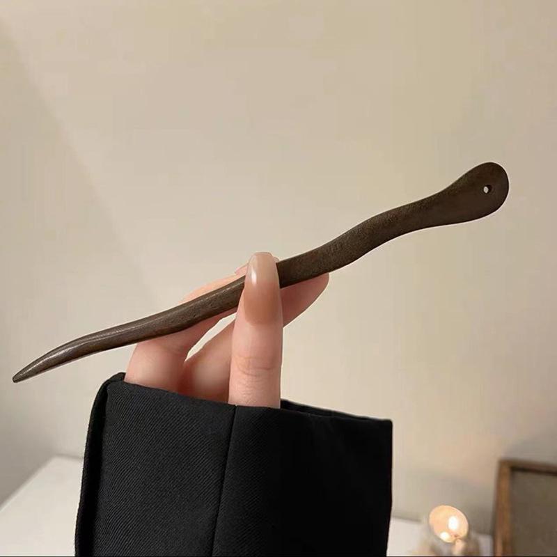 Vintage matu nūja Dabīga Sandalkoka matu sprādze Sievietēm Meitenes Matu Spraudītes Spraudītes Senatnes ķīniešu stila matu aksesuāri Rotaslietas Sievietēm