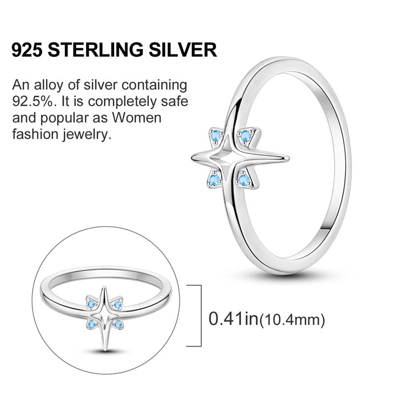 New 925 Silver Rings Zircon Sparkling CZ Rings Rings For Women Original Wedding Fine Jewelry Accessories Gifts