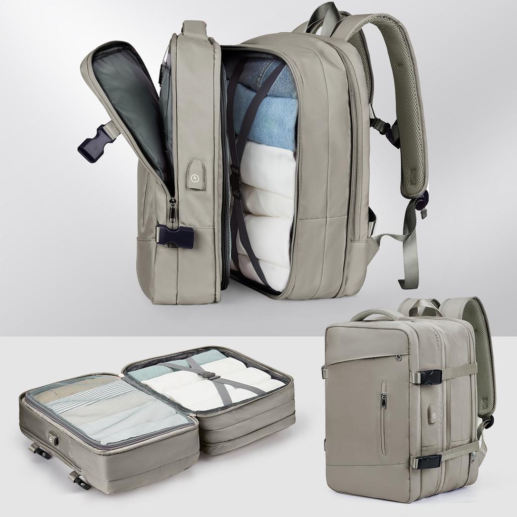 Approved Travel Backpack Men Women Business Backpack School Expandable Bag Large Capacity 17''Laptop Waterproof Fashion Backpack
