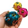 3Pcs Bird Foraging Toys Parrot Cage Shredder Toy 2.4-in Foot Ball Chewing Toys for Small Animals Gerbils Hamsters