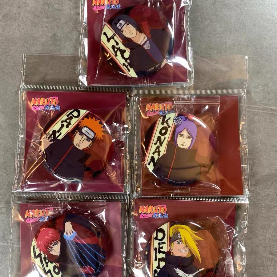 Naruto Akatsuki Pein Konan Zetsu Itachi Orochimaru Kisame Kakuzu Hidan Sasori Obito China Official Authorization Cosplay Badge