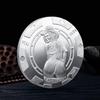Moneta Ragazza Sexy, Moneta Portafortuna, Moneta Commemorativa in Argento Dorato di Bellezza, Moneta Sexy, Artigianato Divertente con Monete, Regalo di Natale, Pensierini per la Befana