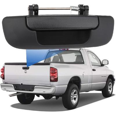 Tailgate Handle Latch for 2002-2009 Dodge Ram 1500 2500 3500, Replaces 80165, 55276237AA,Black