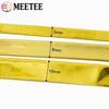5Meters 5-15mm Meetee Mirror PU Leather Cord Gold Silver Ribbon Rope for Necklace Jewelry Decoration Craft Sewing Accessories