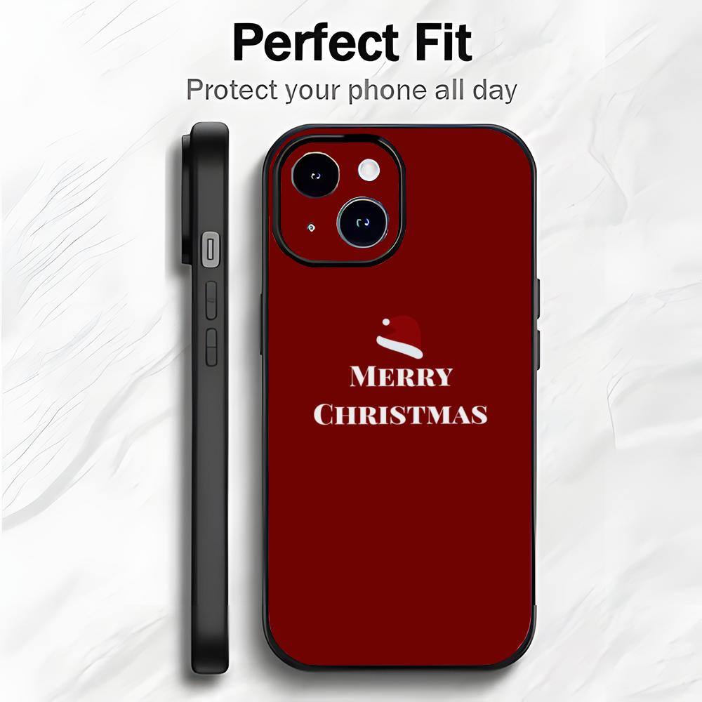 Christmas Festive Holiday Art Phone Case Phone Case Soft Packaging Lightweight For iPhone17 16 15 14 13ProMax