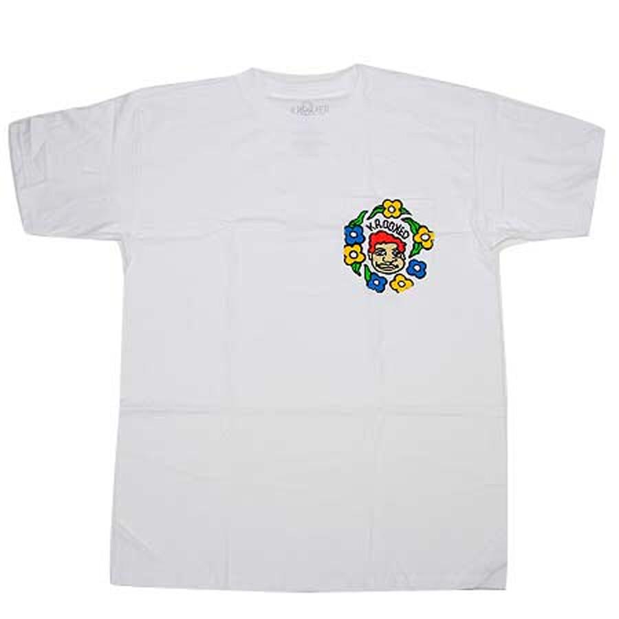 

Krooked Mark Gonzales SWEATPANTS POCKET Skateboard T Shirt WHITE Unisex T-Shirt S