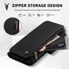 Wallet Case For OPPO Reno 16 16F 15 15F 14 14F 13 13F 12 12F 11 11F 10 Pro Max 6 5 5F 4 4F Lite Cover Zipper Crossbody & Clutch, 9 Card Slots