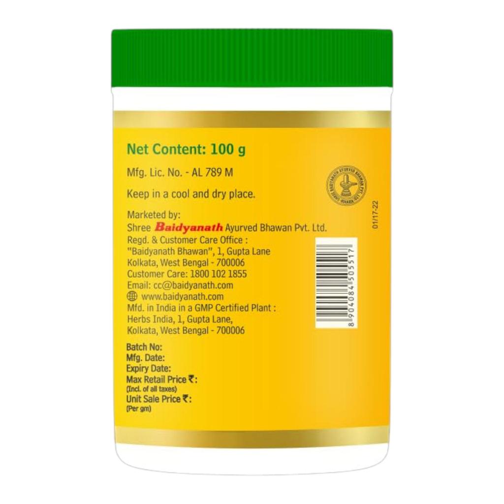 Baidyanath Avipattikar Churna 120 gm Powder Pack of 1 for Digestive Relief and Acid Reduction