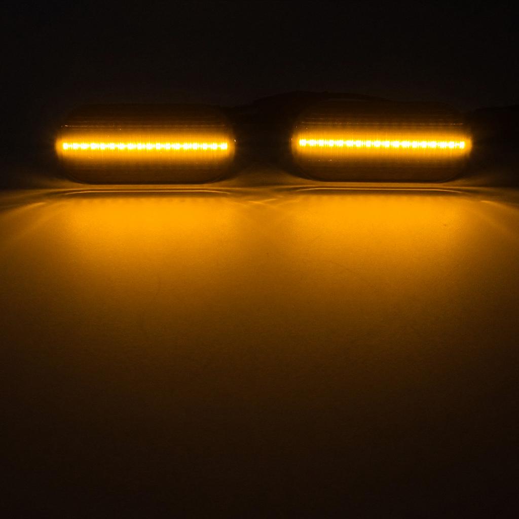 Amber LED Side Indicator Marker Light for VW T5 Golf Polo 3 4 Caddy Bora Jetta Fox Seat Altea Ibiza Leon Ford Turn Signal Light