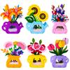 DO-IT-YOURSELF Flower Toys Montessori Arts Crafts Non-weaving Handicrafts Flowerpot Playthings Ideal for