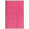 VidaXL Washable Doormat Pink 120x180 Cm