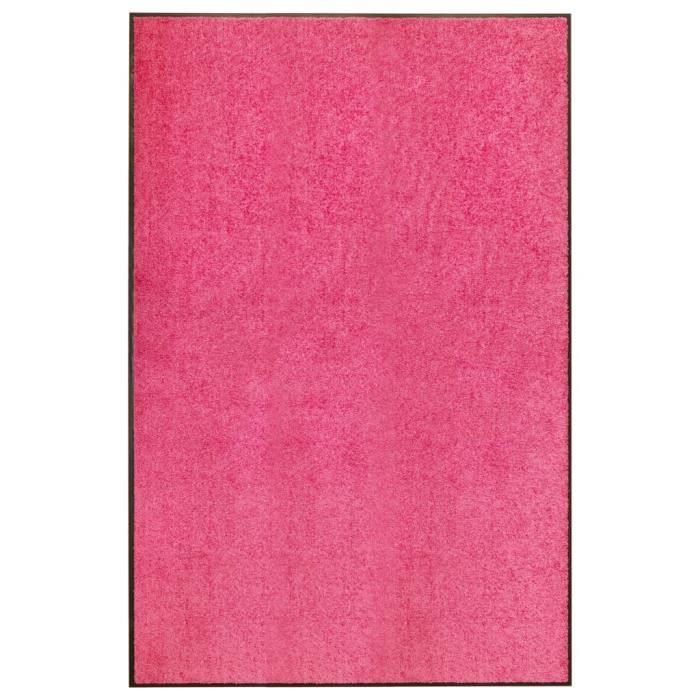 VidaXL Washable Doormat Pink 120x180 Cm