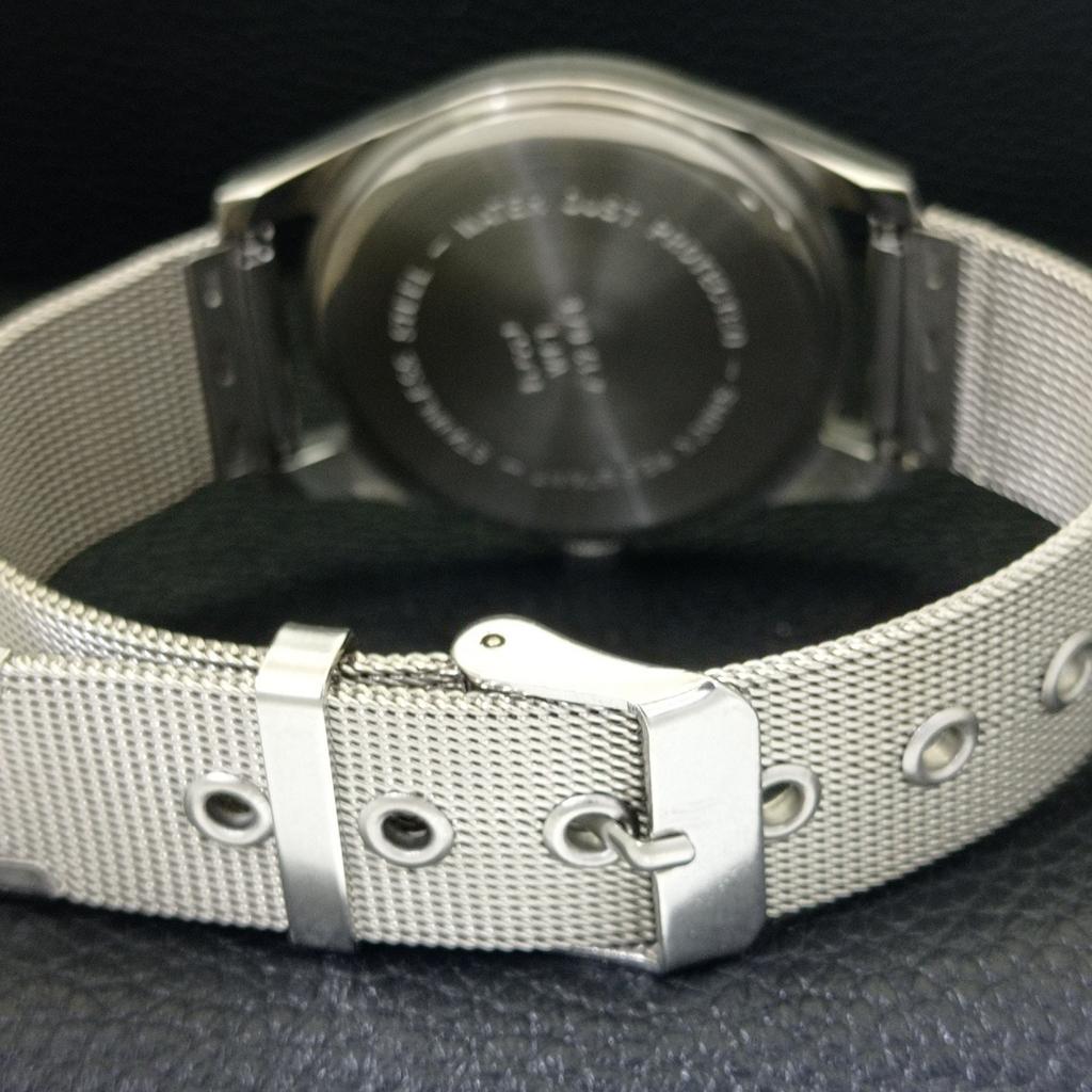 INDIAN VINTAGE HMT JANATA HAND-WINDING MENS ARABIC BLACK DIAL WATCH A441032-4