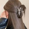 New Korean Metal Cross-shaped Hair Claw Clip For Women Elegant Shark Clip Ponytail Clip Headdress Hair Accessories