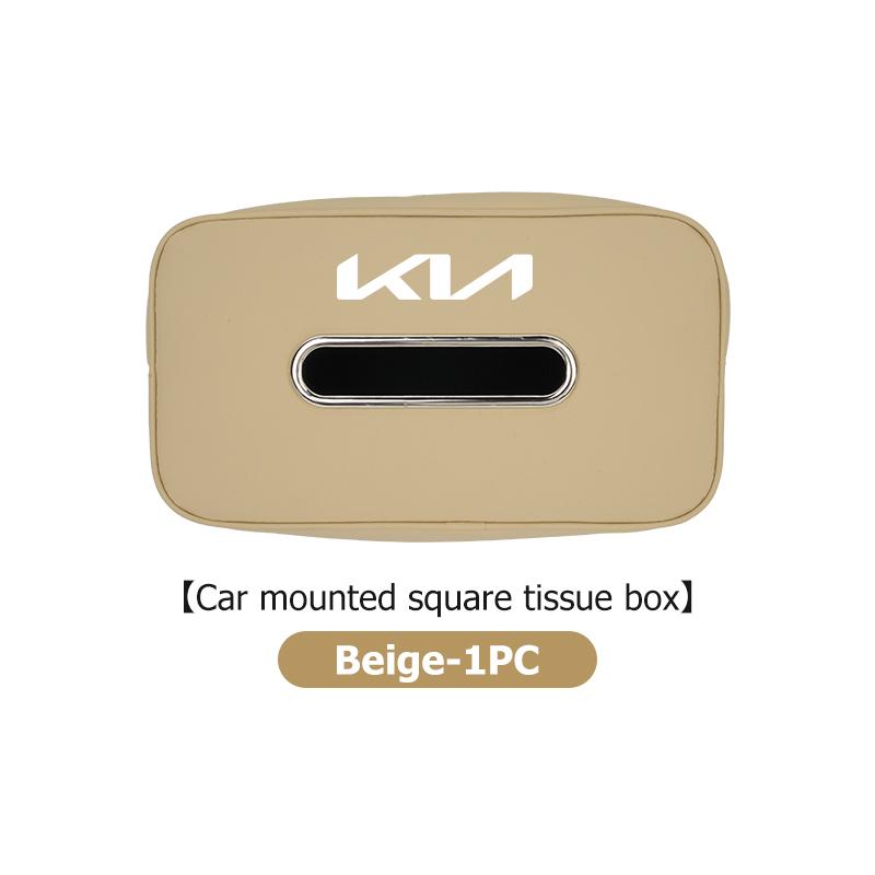 Car Paper Towel Bag Headrest Decor Tissue Backseat Paper Box For KIA Ceed Sportage Rio K5 K2 Optima Cerato Venga Sedona