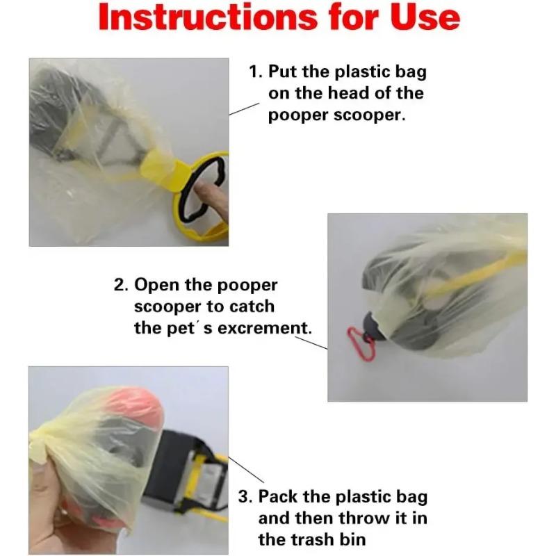 Pet Dog Poop Scooper Portable Waste Cleanup Tool for Small Medium Dogs Travel Essential Pet Supplies Pet Care Accessories