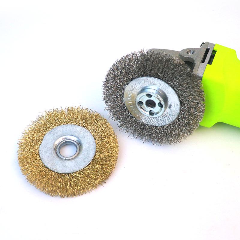 4-Inch Stainless Steel Wire Wheel for Angle Grinders - Rust Removal & Polishing