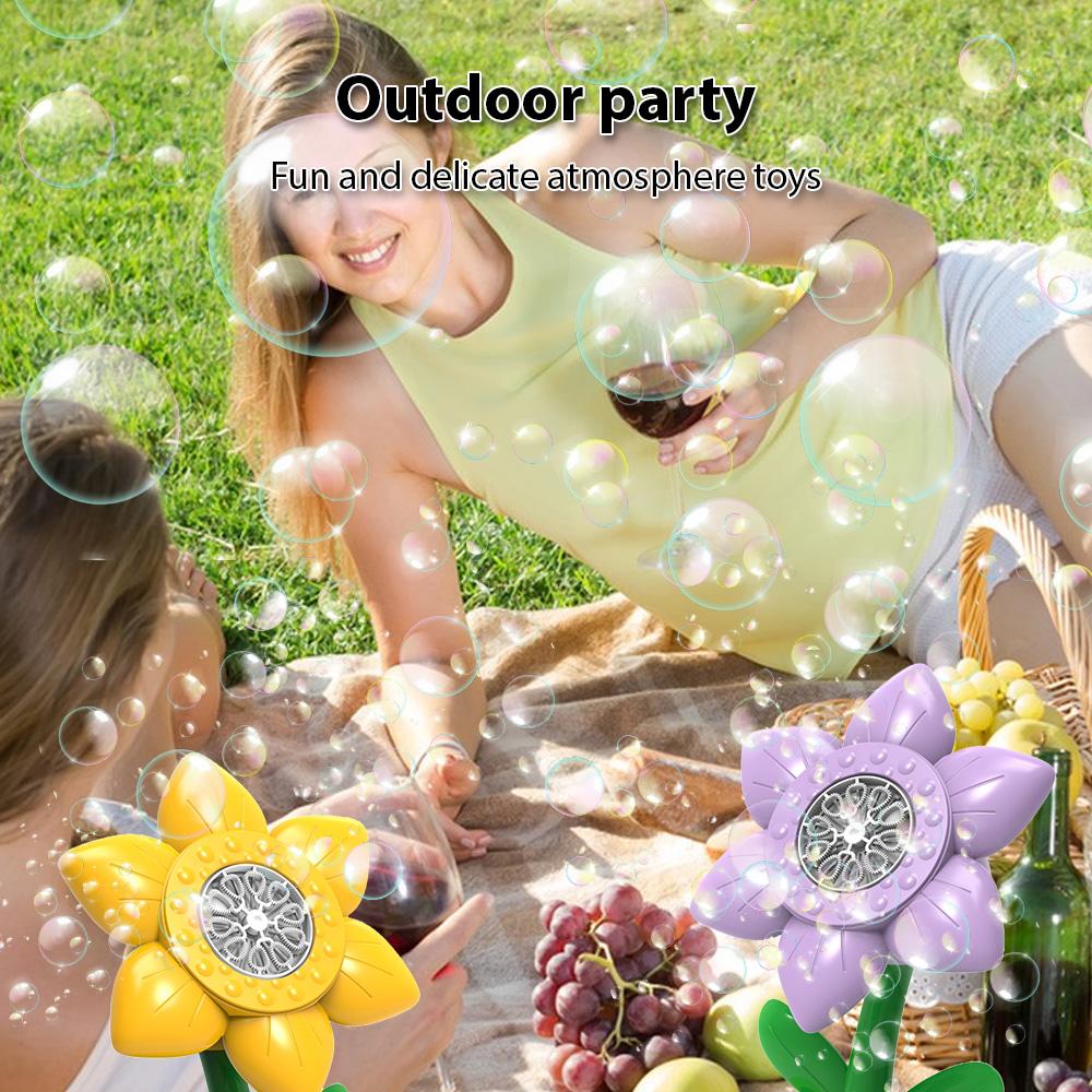 Bubble Machine with Sound Lamp Vertical Bubble Maker for Birthday Outdoor Wedding Christmas Party