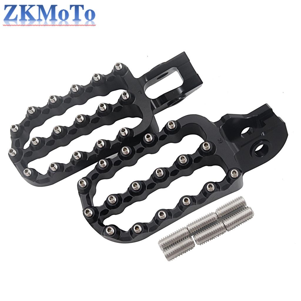Motorcycle Wide Foot Pegs Footrest Enlarged For KTM EXC300 EXC EXCF XC XCF SX SXF125 200 250 300 350 400 450 500 2017-2022 2023