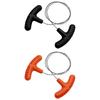 Emergency Steel Wire Handsaw Twin Pack Outdoor Cutting Tool For Campfires Preparation And Trail Maintenance