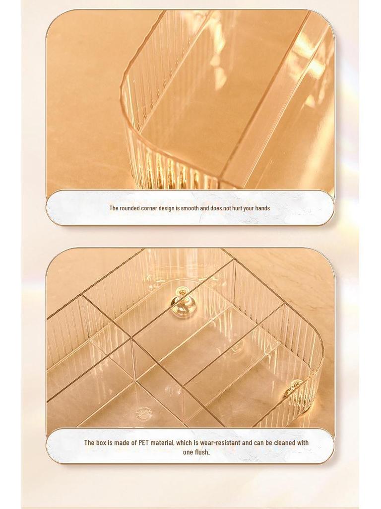 Mehrfach-Gitter Desktop Aufbewahrungsbox für Wohnzimmer - Organisieren Sie Schreibwaren, Fernbedienungen und Kosmetika