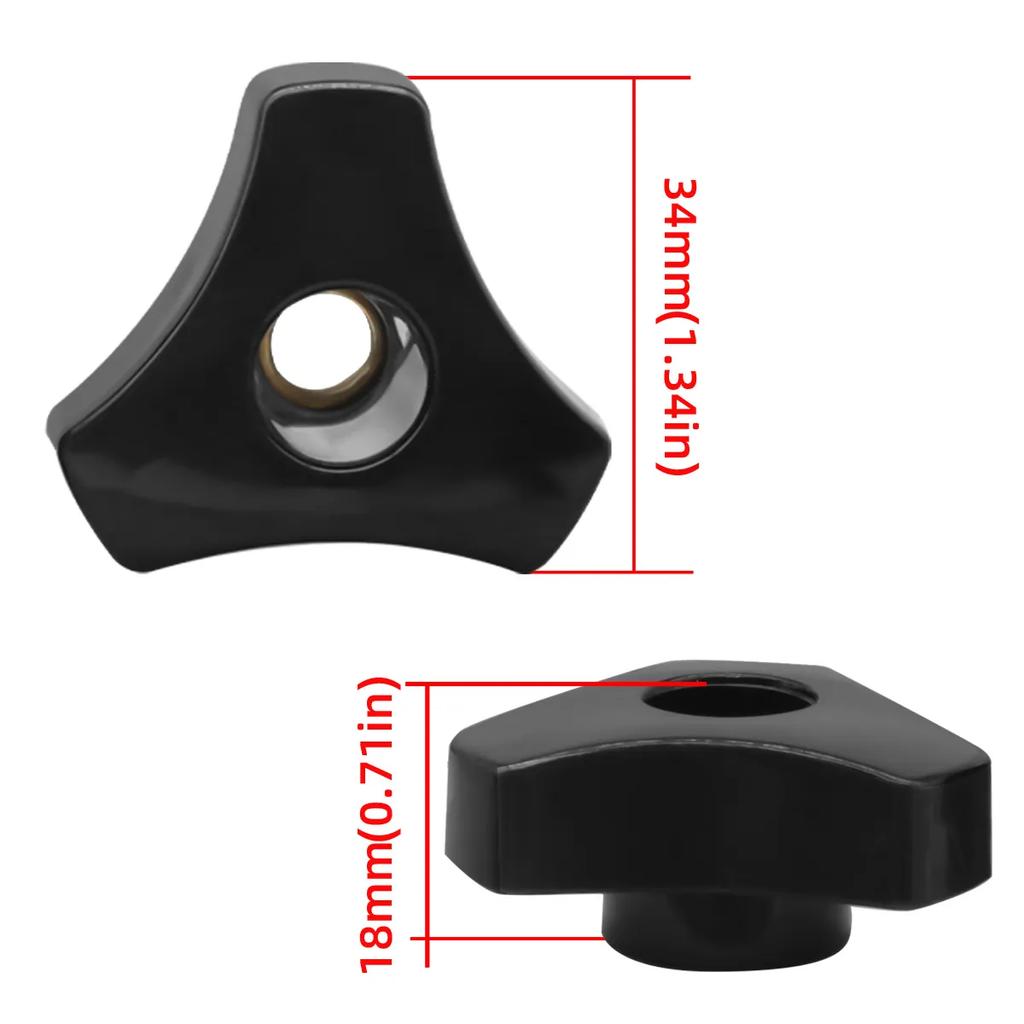 T Bolt Knob Kit - Miter Track Sliding Nut T-Slider T Slot T Bolt and Nut Set - T Screw and Plastic Knob Nut - Jigs Screw Fixture