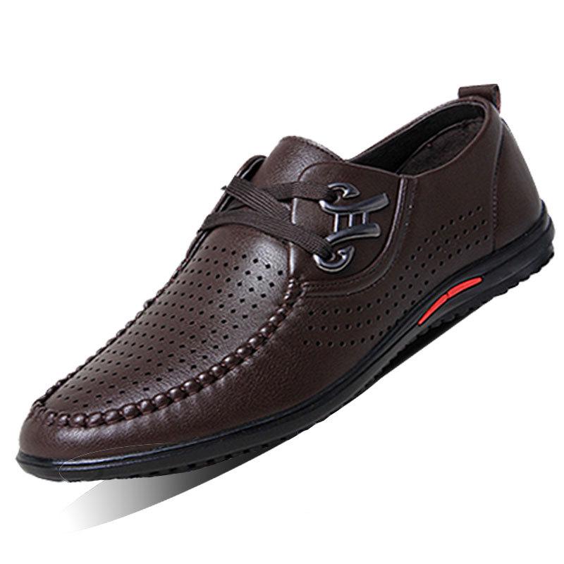 Fashion Brand Breathable Men Casual Shoes Lace Up Spring and Autumn Flat Casual Sneakers for Male Solid Waterproof Shoes X8 35