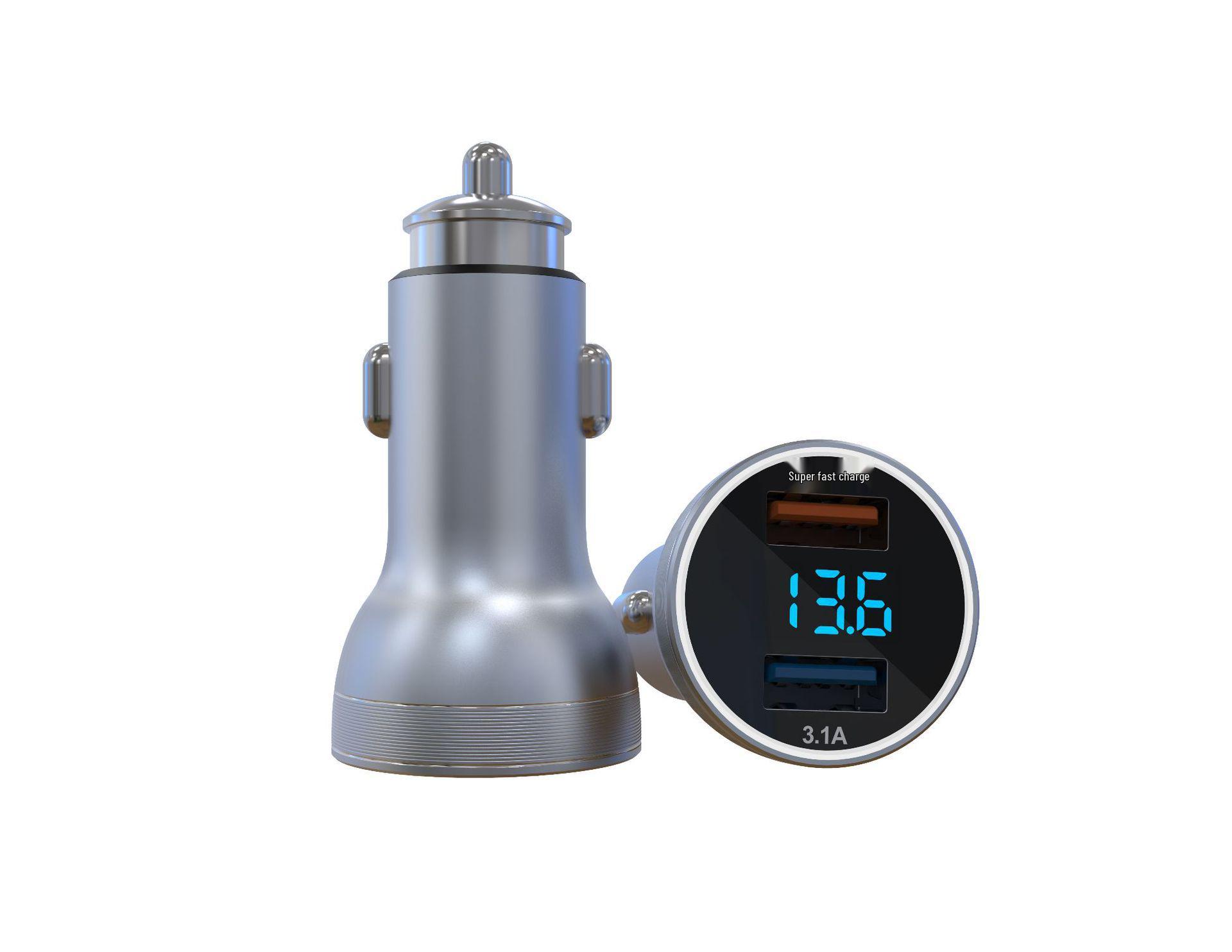 

Universal Dual USB-C Car Charger - 120W Fast Charging Plug for Mobile Devices