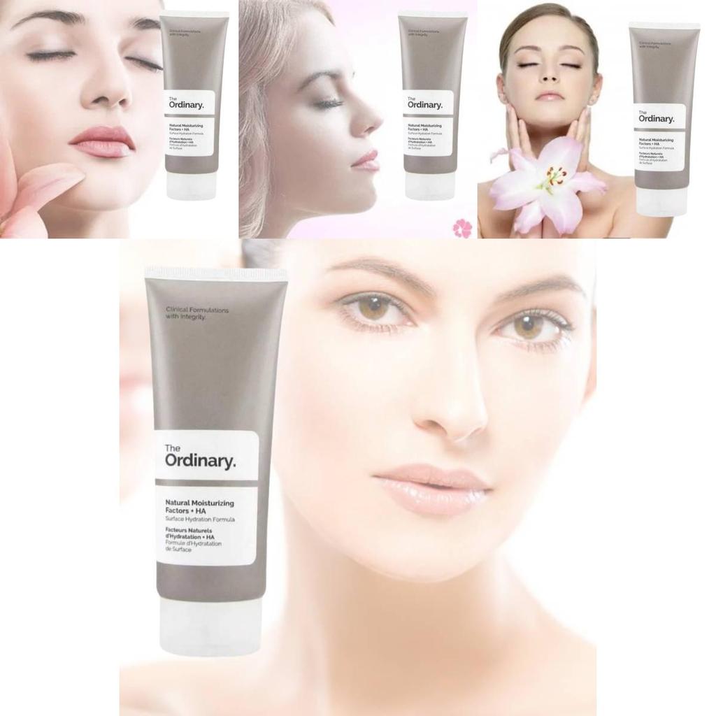 Crema con Fattori Idratanti Naturali e Acido Ialuronico 100ml Per Idratazione Intensa e Nutrizione