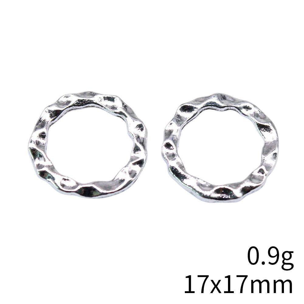 Christmas Decorations Jewelry Findings Hollow Circle Connector Accessories Parts Audience Accessories For Women Necklace And Earrings