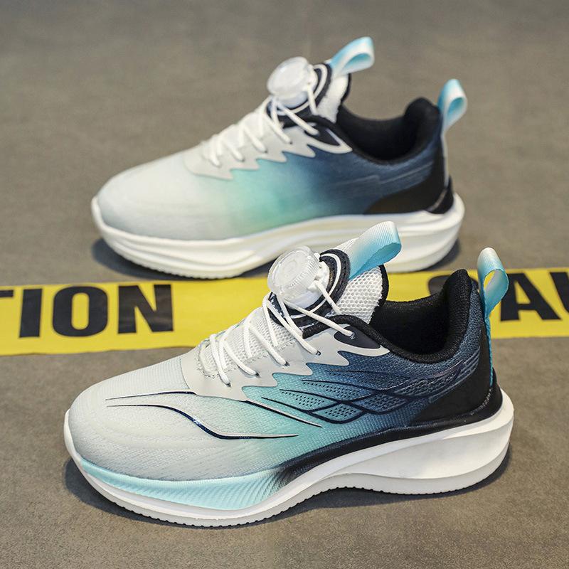 Boys shoes children's spring new 2025 sports leisure breathable fashion wear-resistant light elastic trend Korean version of sports shoes