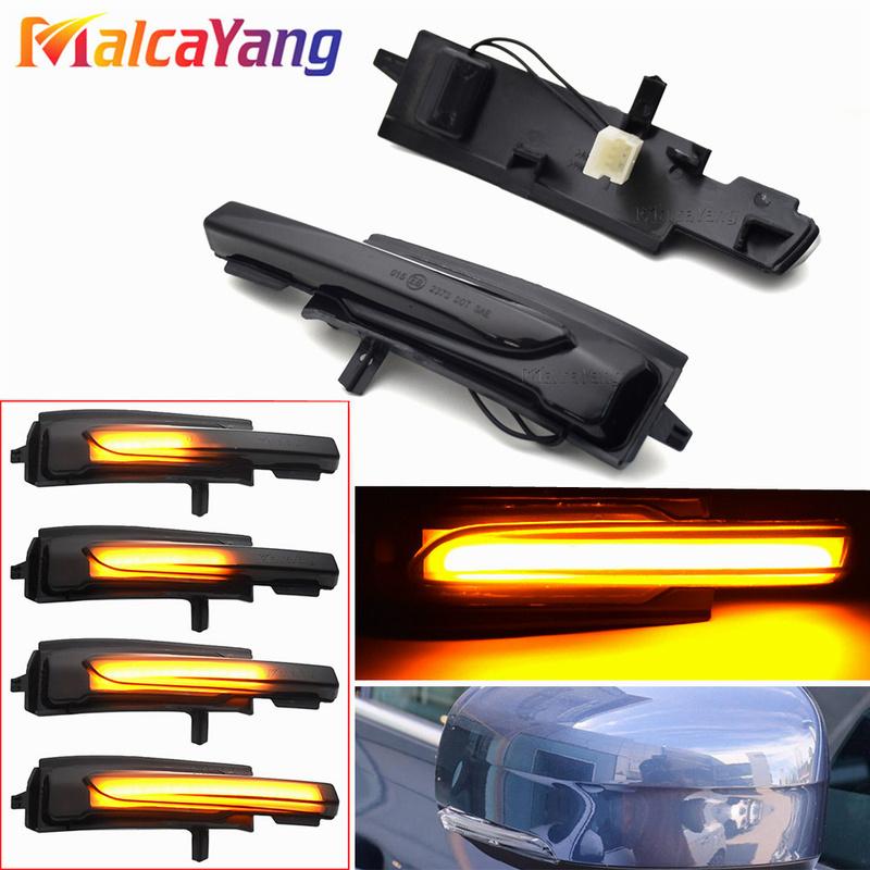 

For 16-21 Volvo XC90 XC60 V90 S90 Led Side Wing Rear View Door Mirrors Repeater Dynamic Turn Signal Light Indicator Blinker