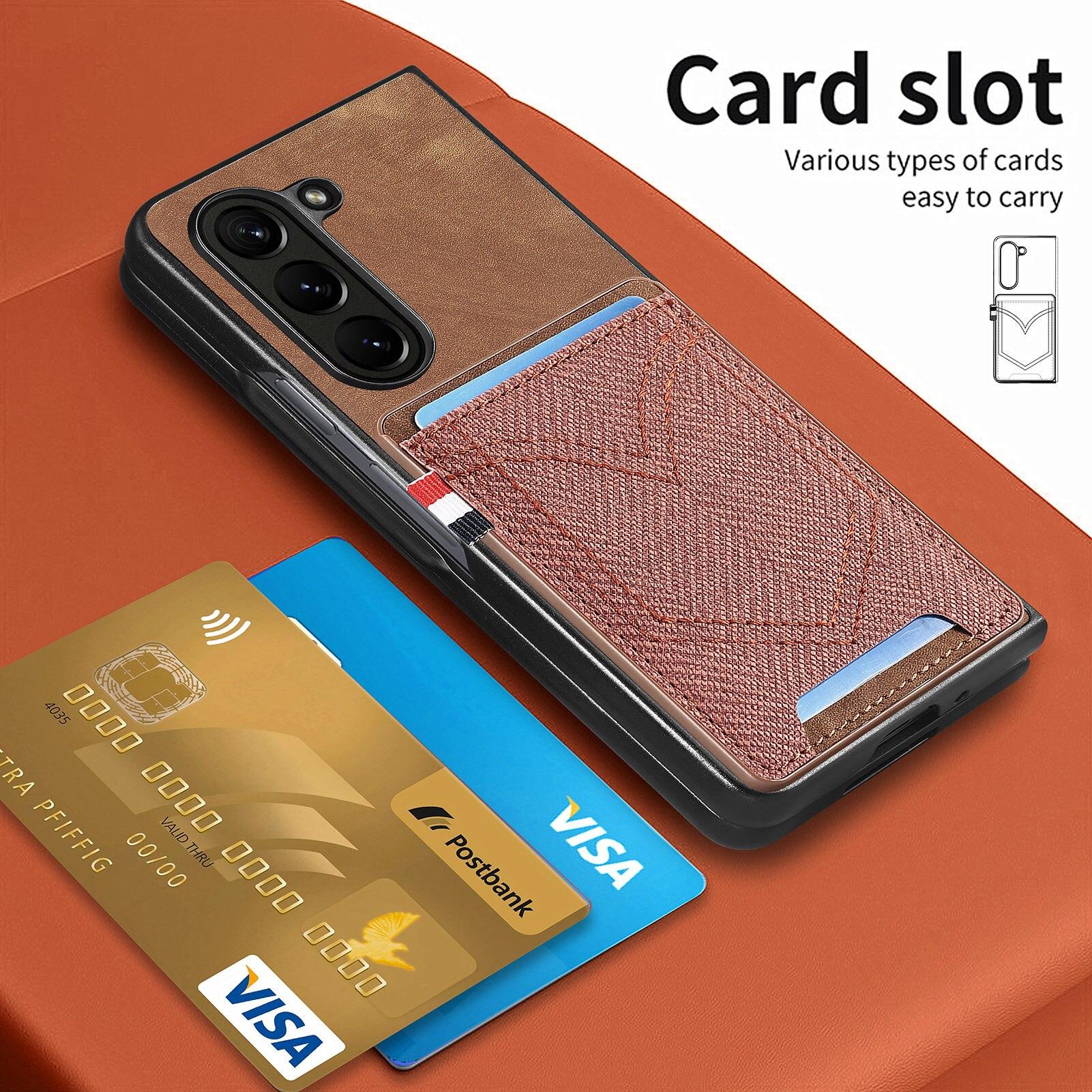 

Винтажный ковбойский кожаный чехол-сумка для Samsung Galaxy Z Fold 5 4 5G Fold5 Fold4 Fold3 Zfold5 Fold 3 с карманом для карт Модные чехлы