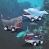 Cute Press and Go Car Toy Great White Shark Killer Whale Pull Back Toy Car  Birthday Gift