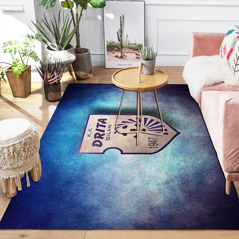 FC Drita Pattern Rug Floor Mat for Living Room or Bedroom Soft and Comfortable Carpet a Gift for Birthday and Holiday.