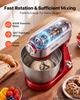 5L Tilt Head Stand Mixer 1000W Electric Dough Mixer, 10 Speeds Food Kitchen Mixer with Stainless Steel Bowl, Splash Guard, Dough Hook, Whisk, Beater,