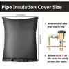 ABWR-Backflow Preventer Insulation Cover Water Pipe Insulation Sprinkler Cover For Outside Irrigation Back Flow Valve Winter