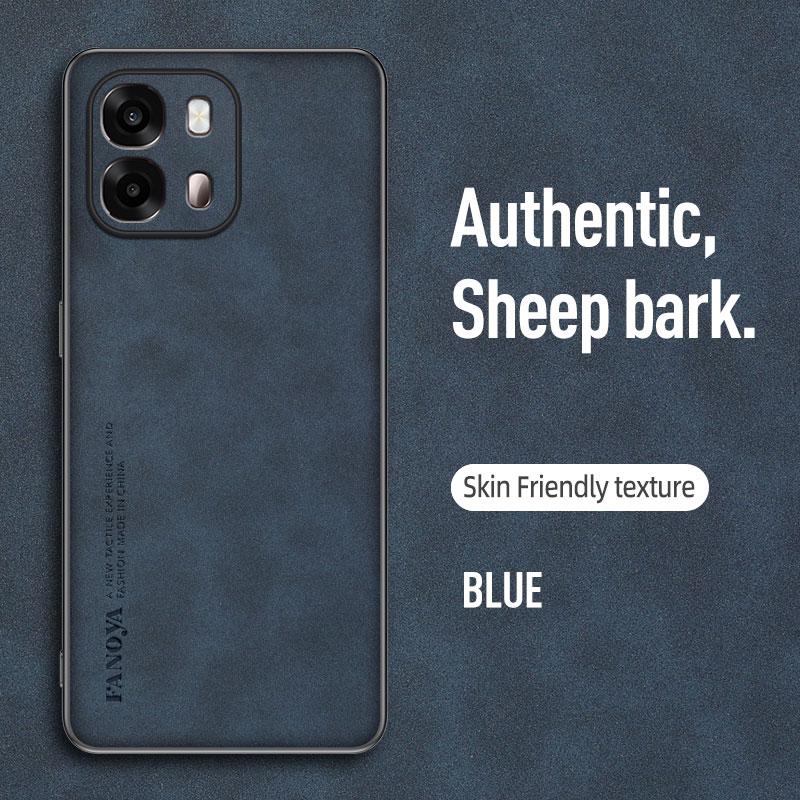 PU Leather Sheepskin Feeling Phone Case For OPPO A6s 5G A6 A6x 4G Protective Cover Fundas Coque Capa
