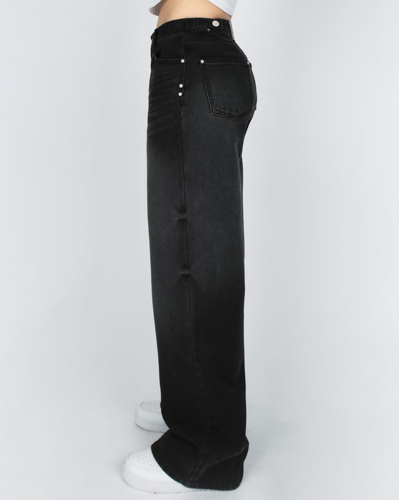 Kulsiseu Cs Black Wide Jeans-045
