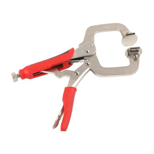 STEELMIGHT 4-Piece C-Shaped Locking Pliers, Maximum Opening: 40mm, Adjustable Vise C-Clamp, DIY Woodworking, Fixing Tools