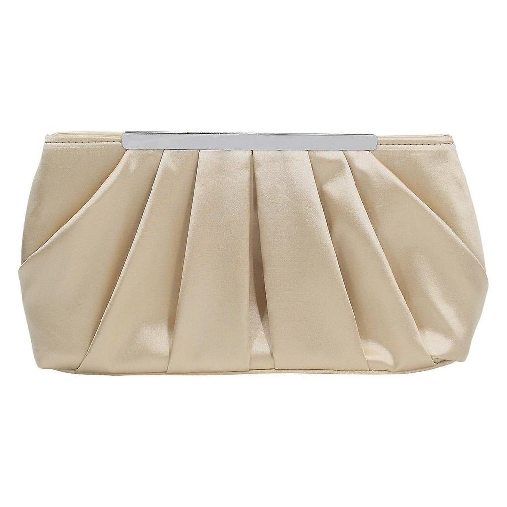 2021 new cross-border European and American pleated satin evening bag factory exclusively for Amazon hot-selling evening bag pink