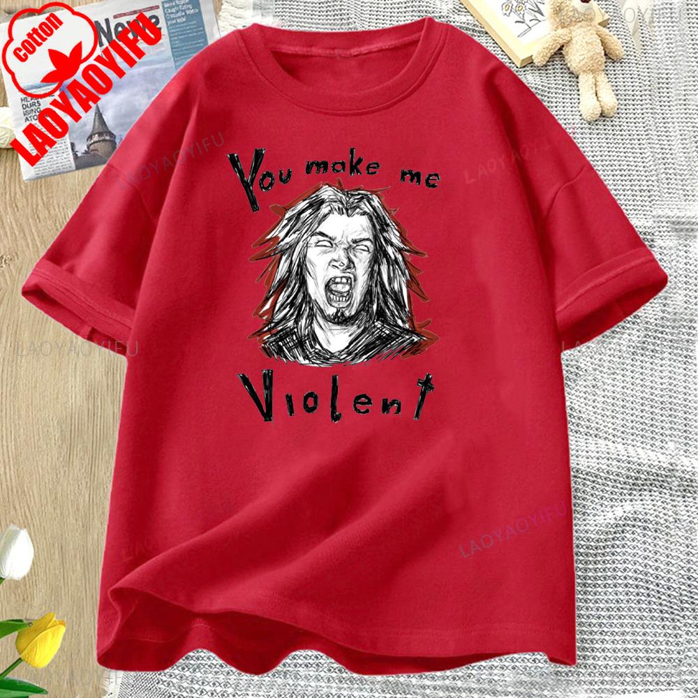 

Postal Dude 2 Alien Run with Scissors T-shirt Postal Dude Shirt Summer Short Sleeved Men s and Women s Personality T-shirts S