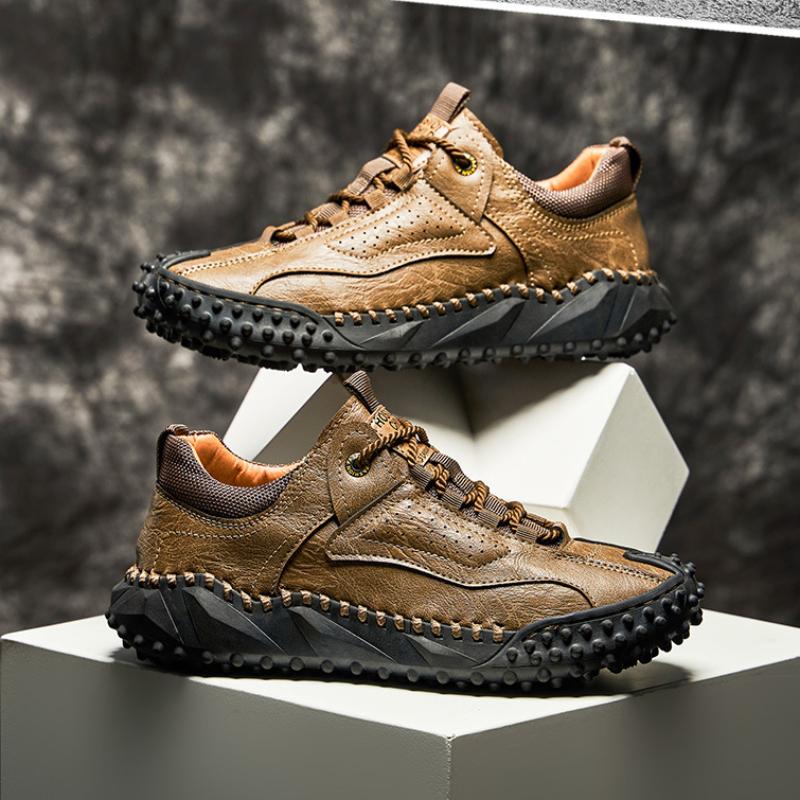 Pánská kožená obuv pro volný čas Pohodlná prodyšná obchodní obuv Tenisky Řidičské boty Muži mokasíny Mokasíny Velká velikost