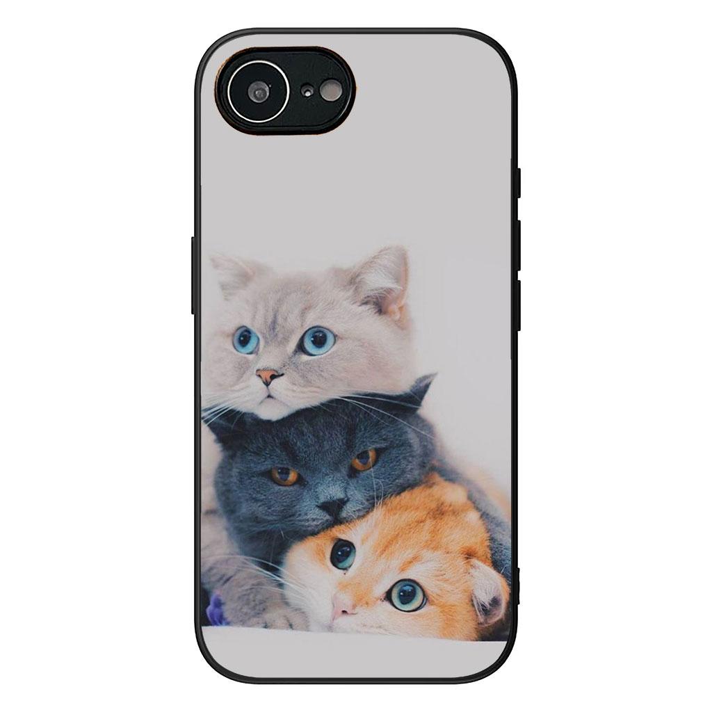 Cover for Samsung Galaxy A25 A37 A57 A12 A14 A31 A41 A50 A51 A70 A71 A72 A21S A04 M15 Note 20 9 8 10 Phone Case Cat Meow Cute