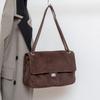 Bolso de cartero de ante esmerilado sensación de bandolera bajo el brazo moda casual gran capacidad bolso de hombro tote