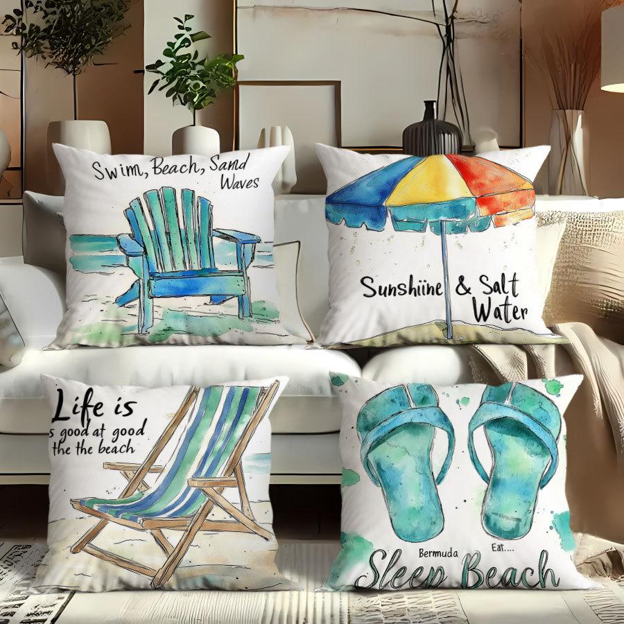 Office Lounge Pillow Cover With Polyester Fabric For Home And Bedroom Decor