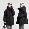 Qianrengang Women's Mid-Length Hooded Down Jacket Y309099Y