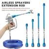 T21C Airless Paint Sprayer Gun Tip Extension Pole 4PCS Extension Rod Fits For Gro Titan Wagner