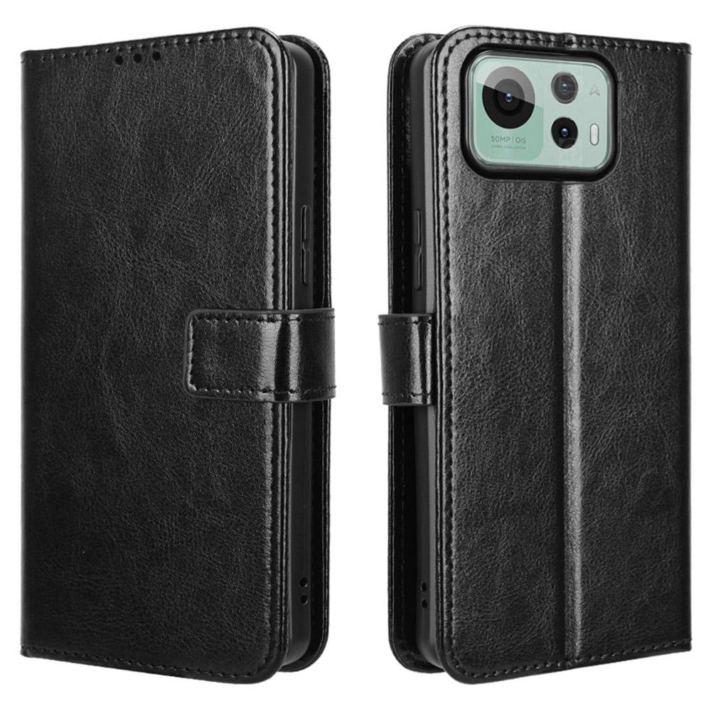 For Asus Zenfone 12 Ultra 5G Case Crazy Horse Texture PU Leather Phone Wallet Cover