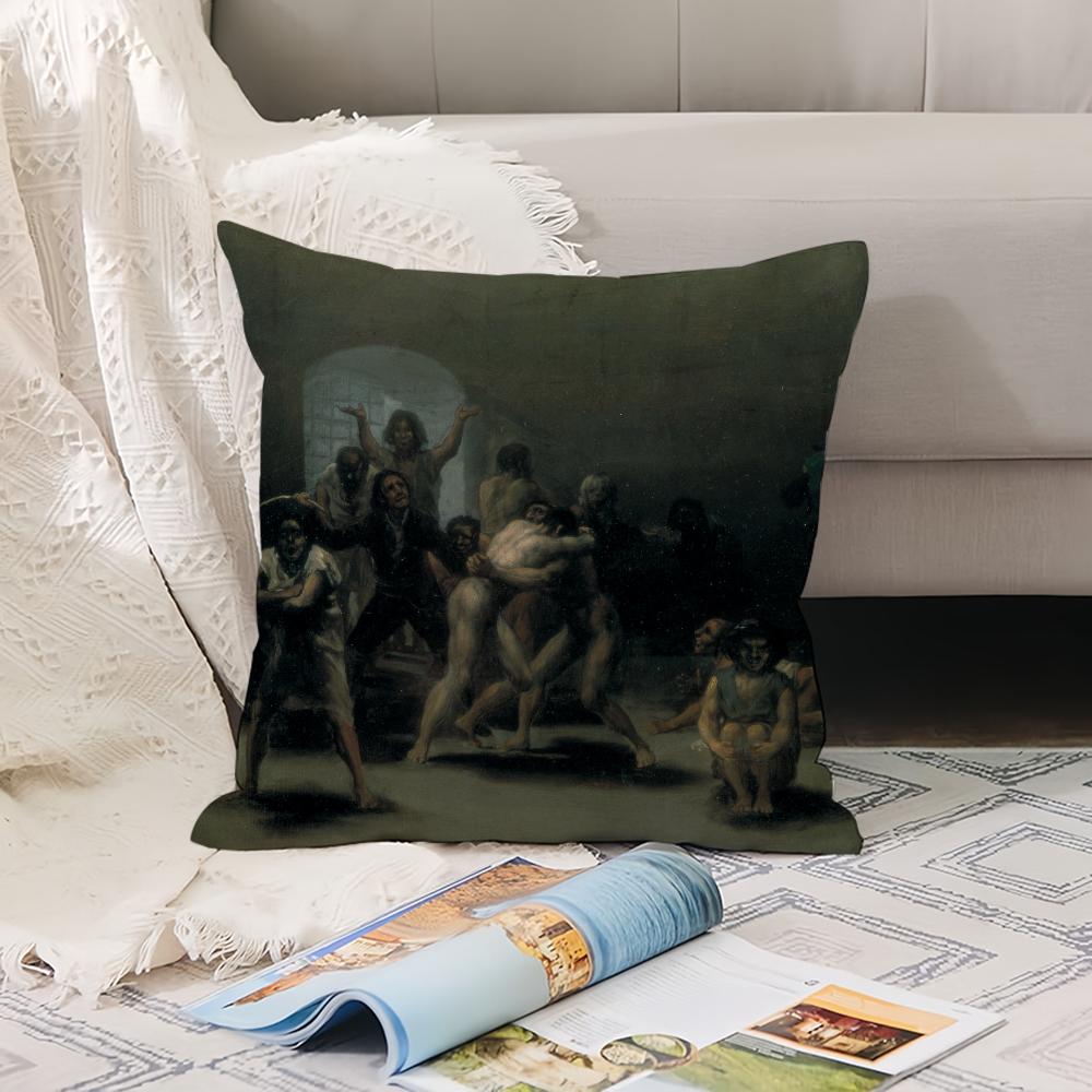 Франсиско Гойя Известная Картина Наволочка Офисные Подушки Подходят Для Дивана Машины Спальни Декоративная Наволочка 12x12Inch